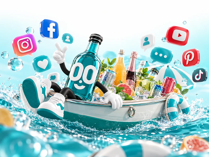 People enjoying alcohol-free drinks