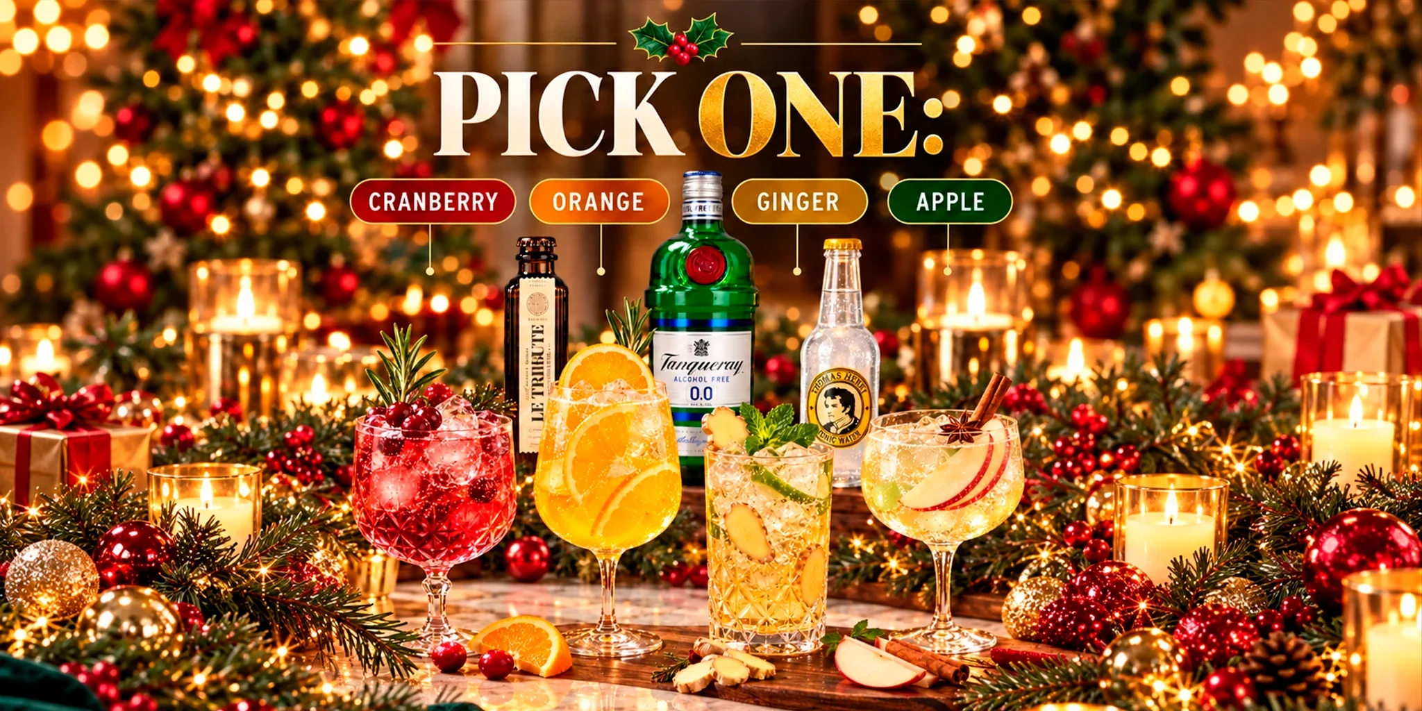 tanqueray 0 0 holiday mocktails cranberry orange ginger apple